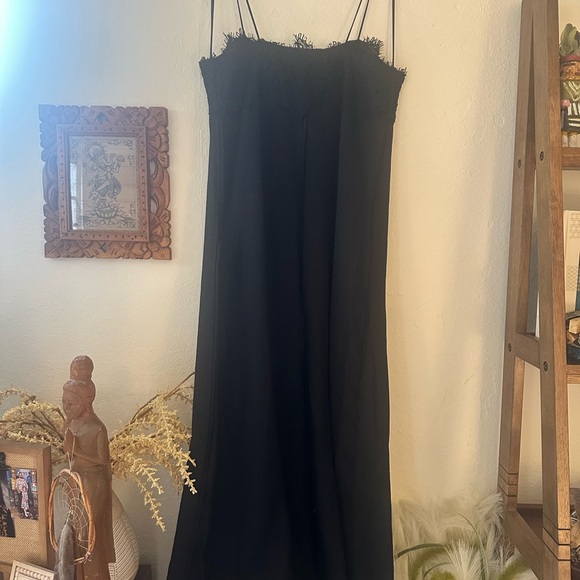 Zara Heavy Cotton Black Women's Dress - Picture 8 of 8